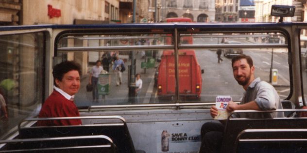 Ulrike und Muddi zu Besuch in England 1989