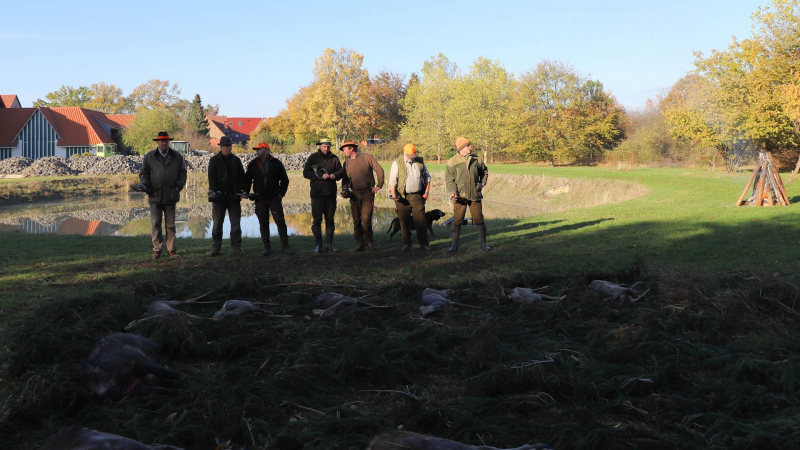 Drückjagd bei Isabel und Uli 2018