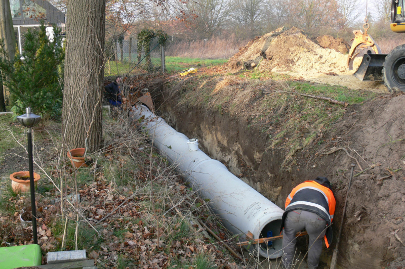 Moorstrasse - Grabenverrohrung 2015