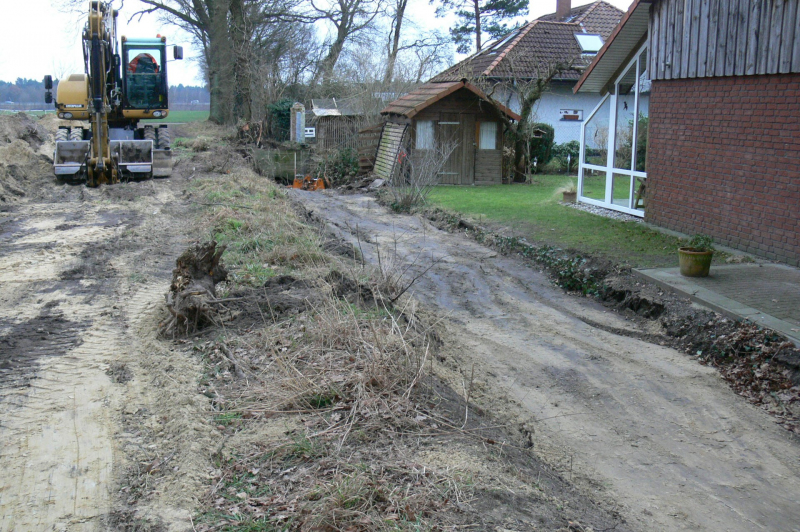 Moorstrasse - Grabenverrohrung 2015