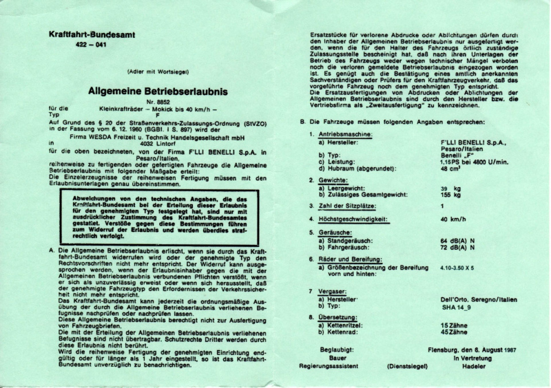 Benelli Citybike 2011