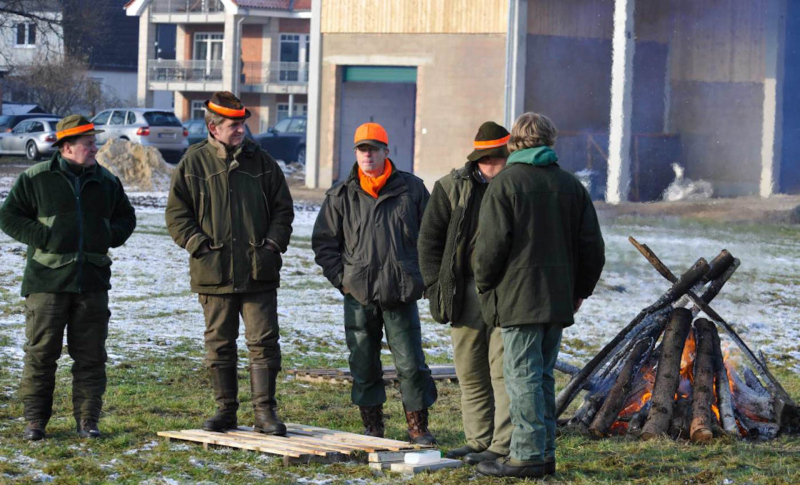 Drückjagd im Moor 2010