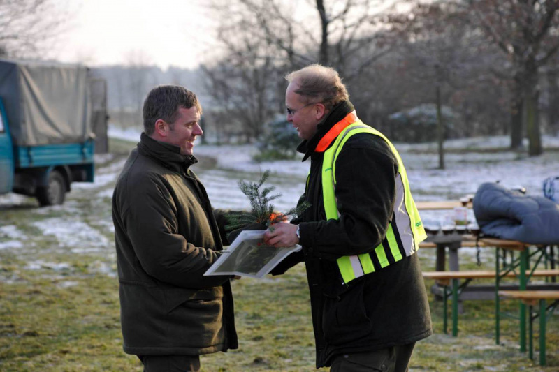 Drückjagd im Moor 2010
