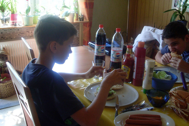 Sebastian und Hendrik bei Sonja und Aribert 2009