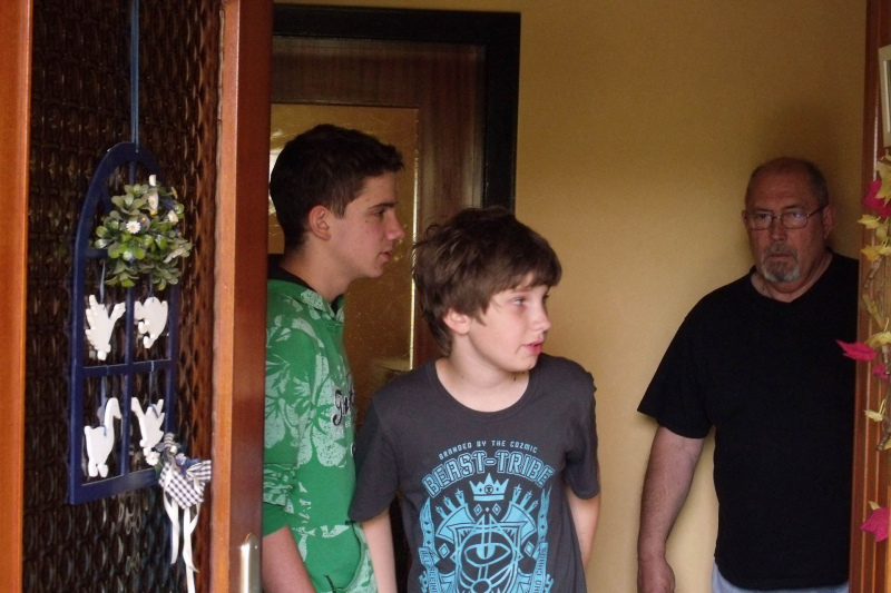 Sebastian, Hendrik bei Sonja und Aribert 2010