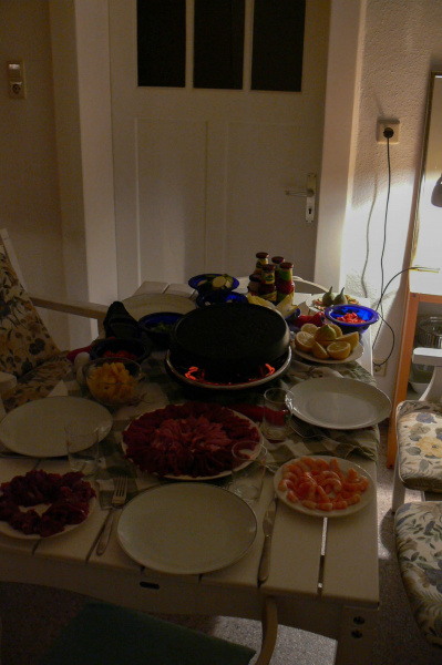 Kleine Sylvesterparty bei Rudi auf dem Hof 2009