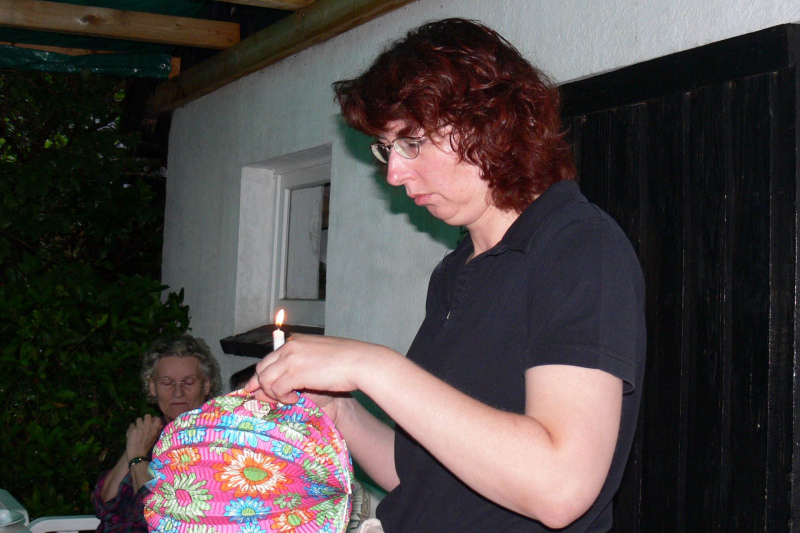 Grillen im Regen 2006