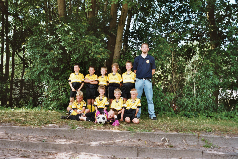 Hendrik beim Fussball 2003