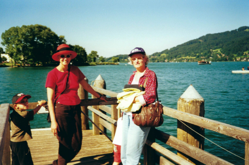 Ausflug mit Oma und Opa an den Tegernsee 2000