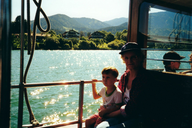 Ausflug mit Oma und Opa an den Tegernsee 2000