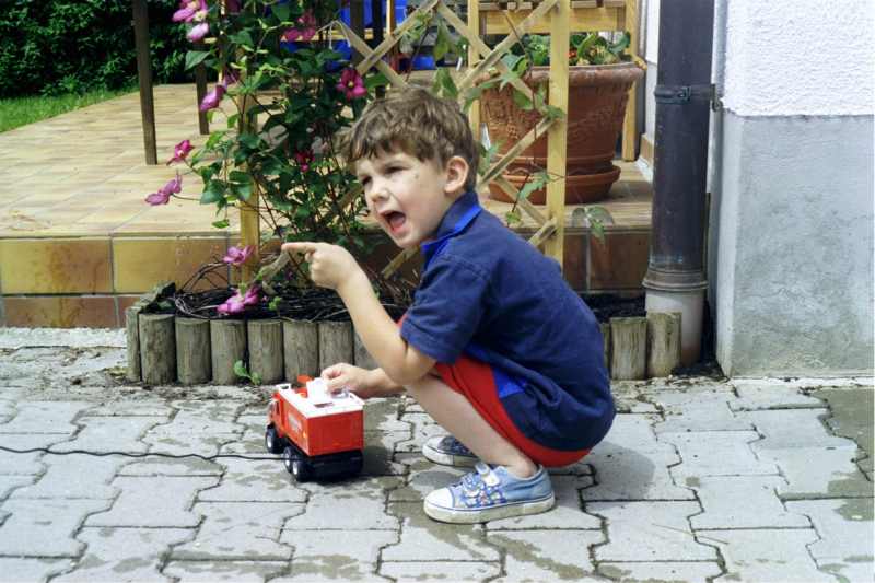 Hendriks vierter Geburtstag 1999