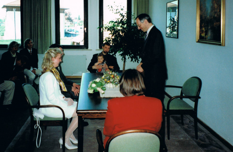 Hochzeit Katja und Thomas am Starnberger See [1996]