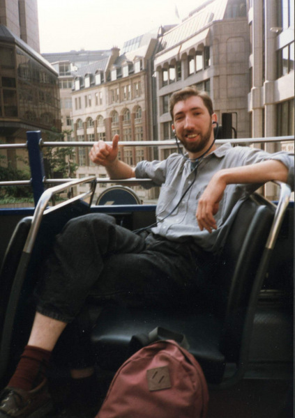 Ulrike und Muddi zu Besuch in England 1989