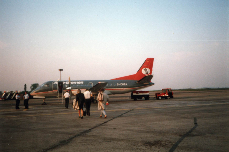 Ulrike und Muddi zu Besuch in England 1989