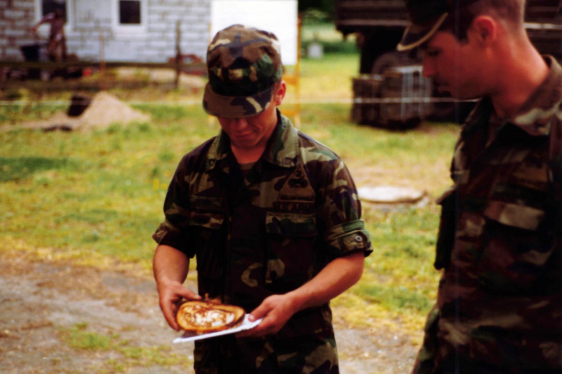 Andreas bei der Bundeswehr 1983 - Die 4te Batterie besucht ihre