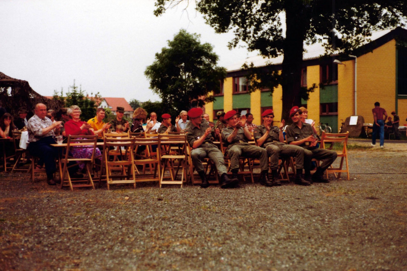 Andreas bei der Bundeswehr 1983 - Die 4te Batterie besucht ihre