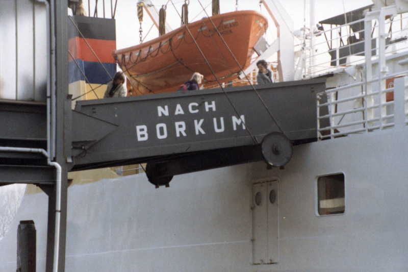 Muddi auf Borkum 1987