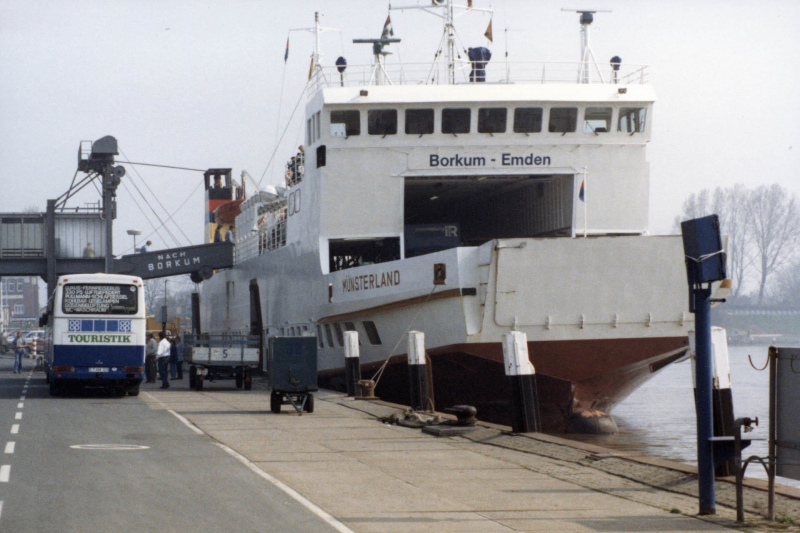 Muddi auf Borkum 1987