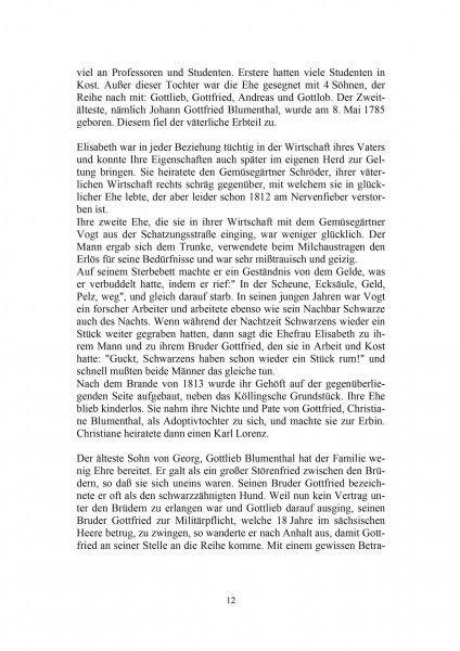 Familiengeschichte Familie Blumenthal 1917 bis 1947