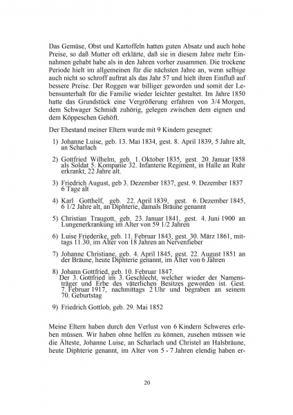 Familiengeschichte Familie Blumenthal 1917 bis 1947