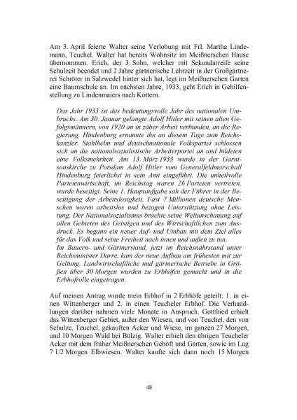 Familiengeschichte Familie Blumenthal 1917 bis 1947