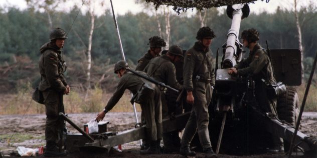 Andreas bei der Bundeswehr – Manöver November 1983