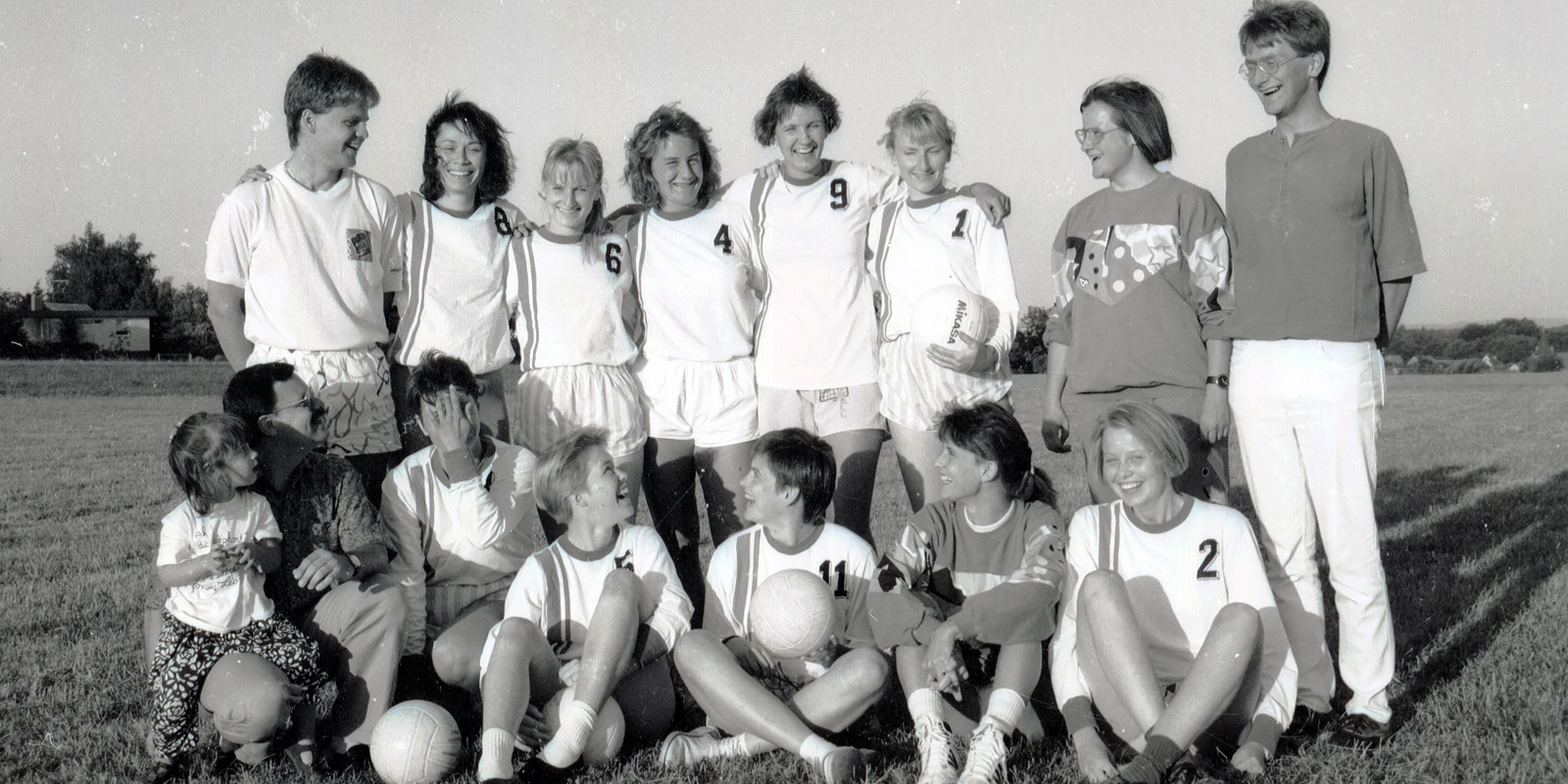 Birgits Volleyballmannschaft 1987