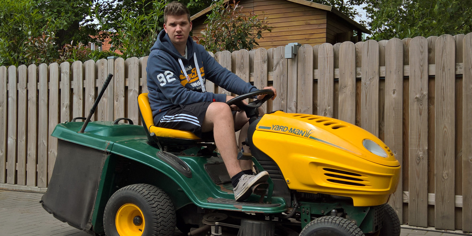 Unser Rasentraktor MTD Yard Man ist da 2016