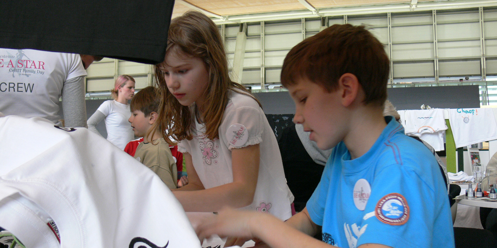 CeBIT Besuch zum T-Systems Family Day – Be A Star 2007