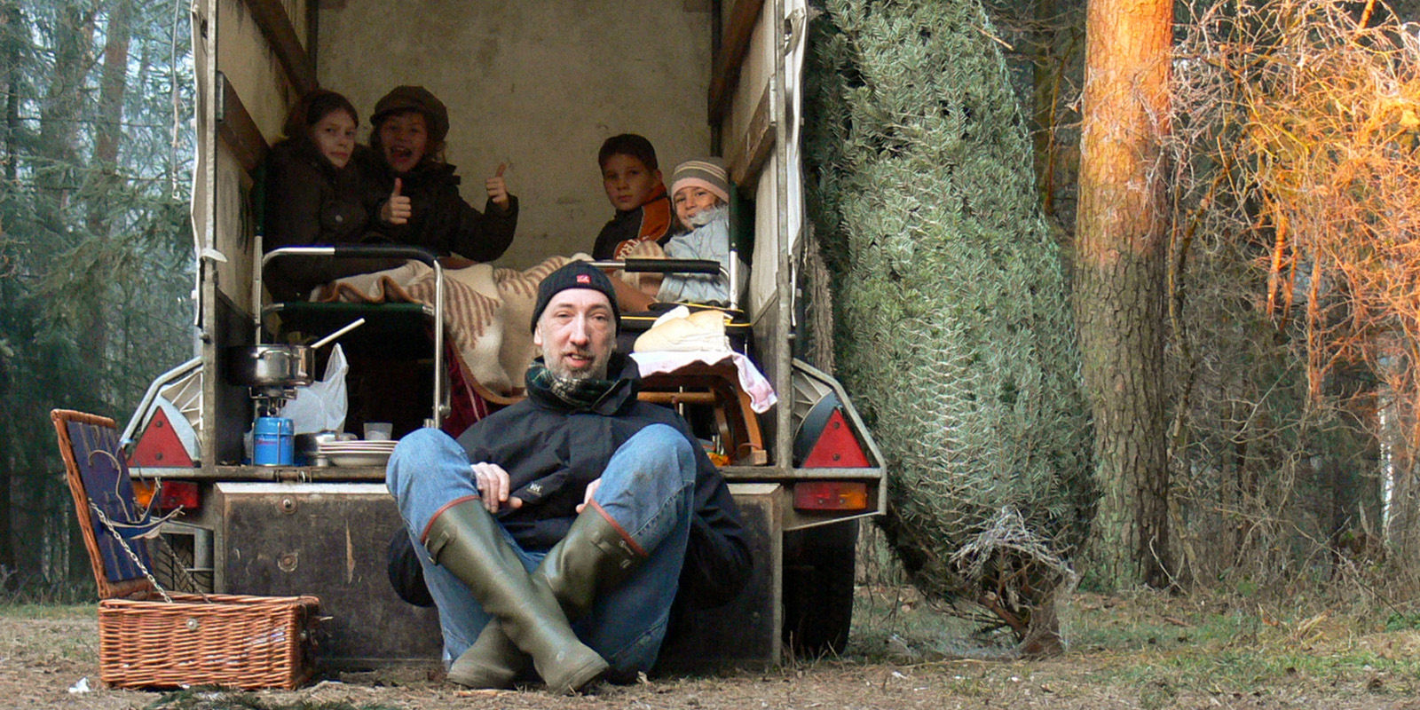 Weihnachtsbaum holen 2007