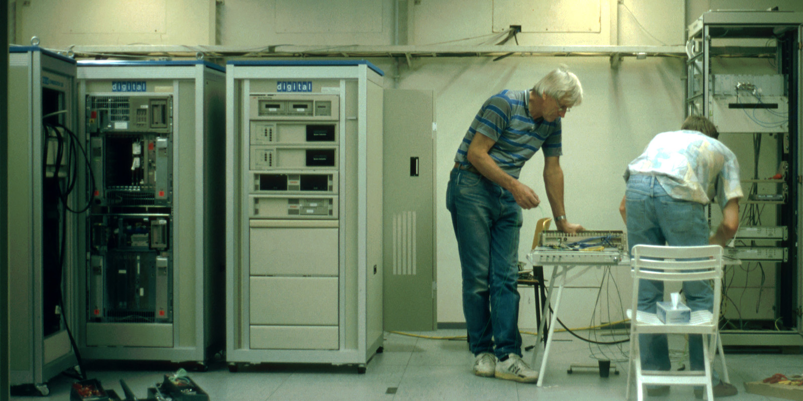 Andreas eigenes Rechenzentrum in Erlangen 1993 bis1995