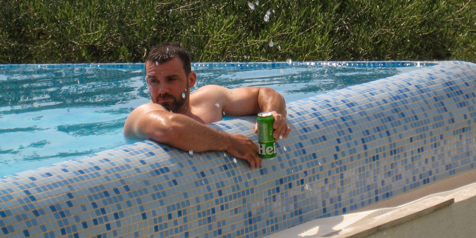 Hendrik mit Freunden auf Urlaubsreise in Kroatien